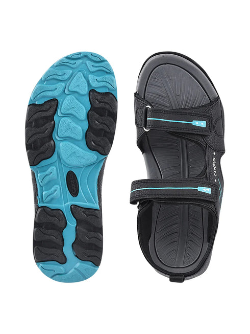 3K-SD-055B Black Men's Sandals